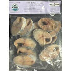 WILD CAUGHT FISH SEER / VANJARAM STEAKS ( Approx 10-12 pcs) -- 2 LBS