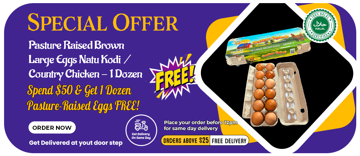 Pasture raised eggs special offer